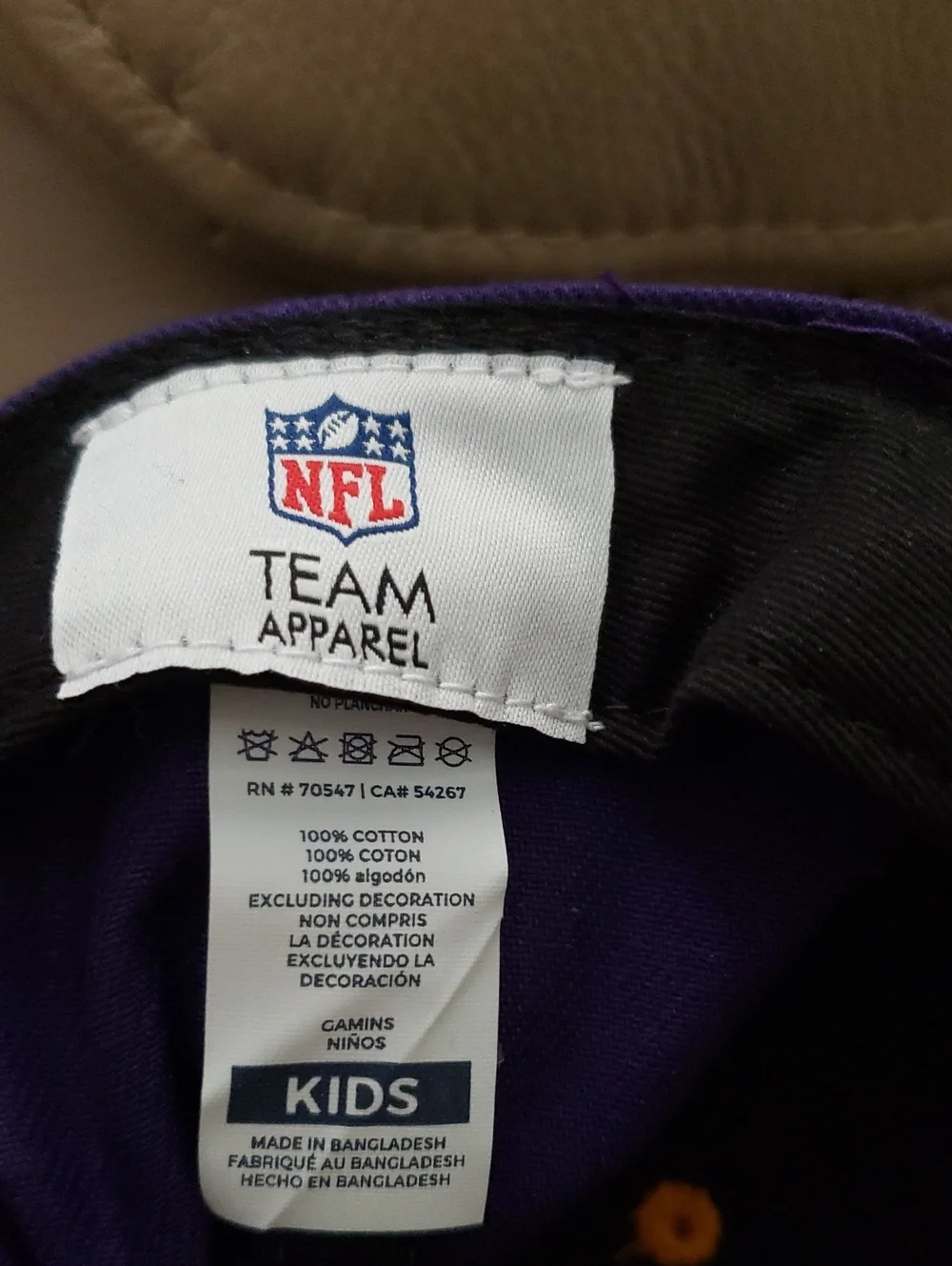 NFL Minnesota Vikings Boys' Moneymaker Snap Hat